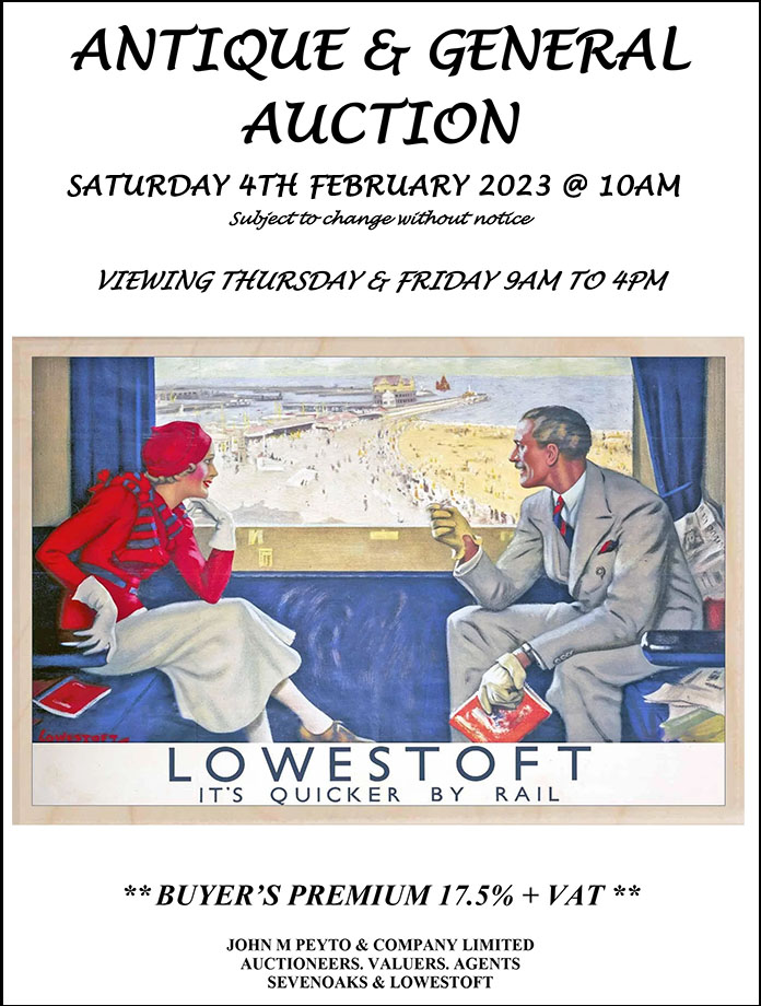 Auction Catalogue Lowestoft Auction Room